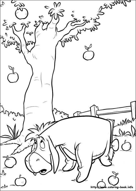 Winnie the Pooh coloring picture